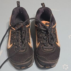 Nike Black and Orange Athletic Shoes